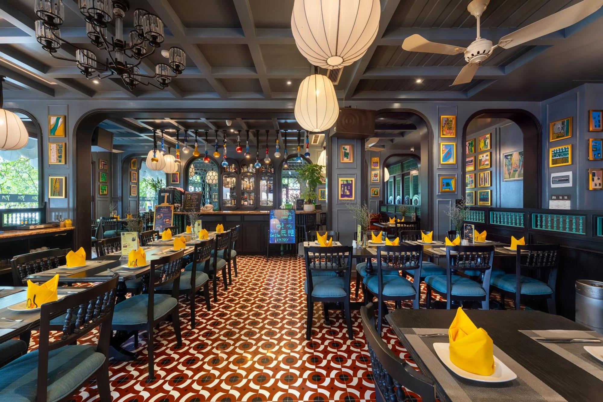 Son Hoi An Boutique Hotel & Spa Buitenkant foto The interior of the restaurant